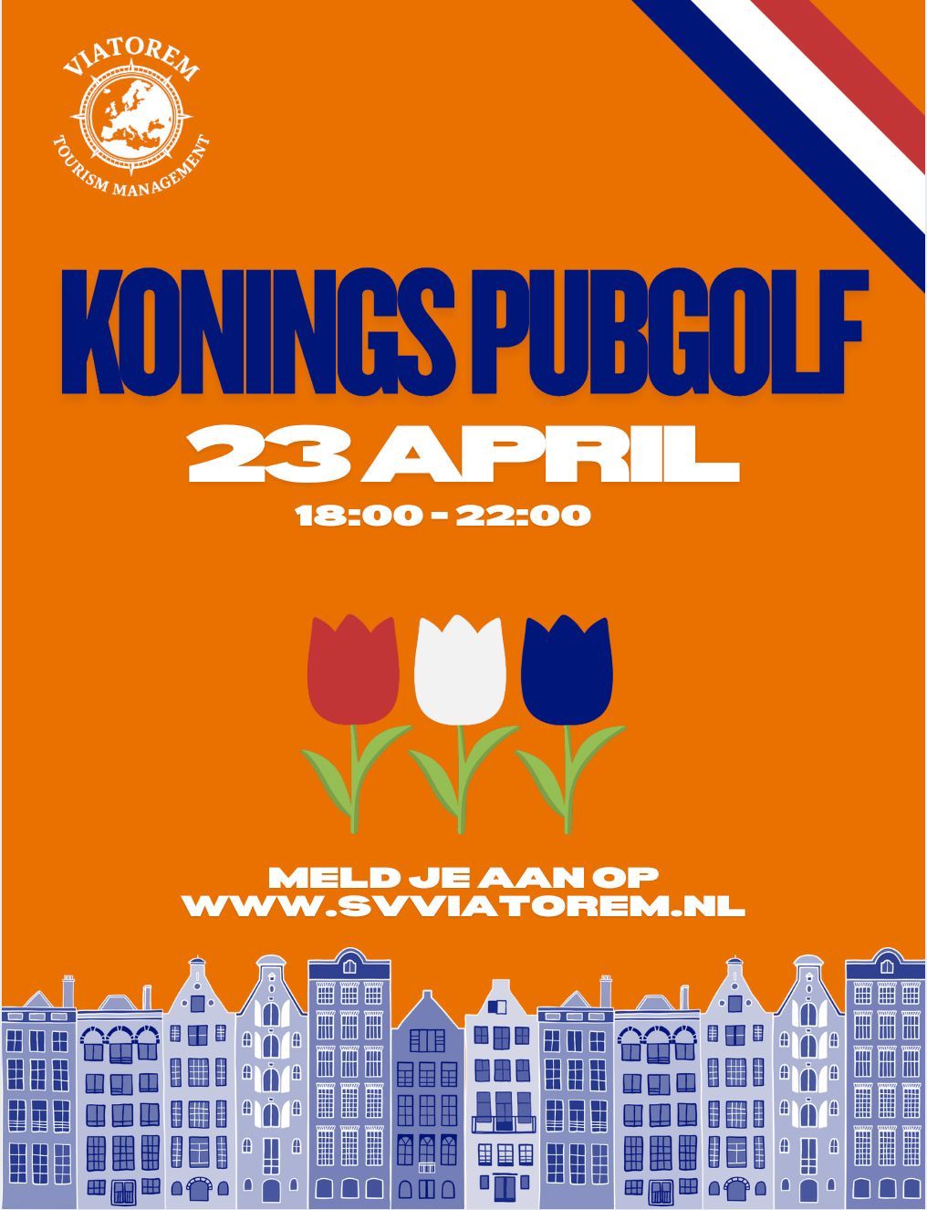 Viatorem pubgolf Koningsdag editie